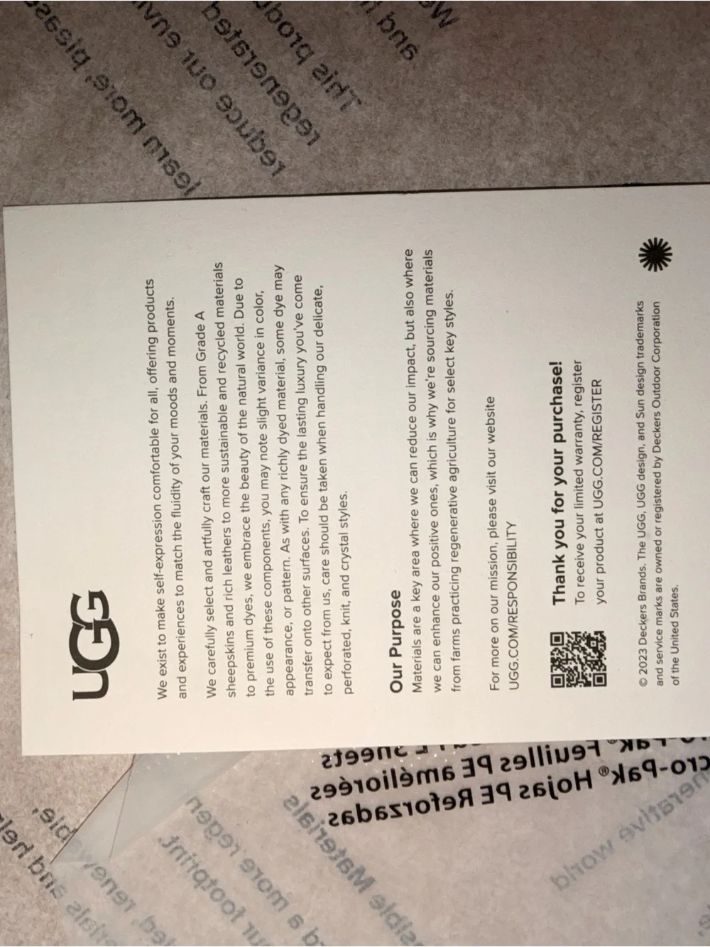 UGG brand new